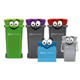 Green Purple Red Lid Blue Bag Kerbside Caddy Green Purple Red Lid Blue Bag Kerbside Caddy