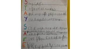 Poem created by a Year 1 pupil