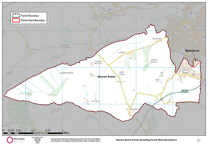 Church aston Parish map