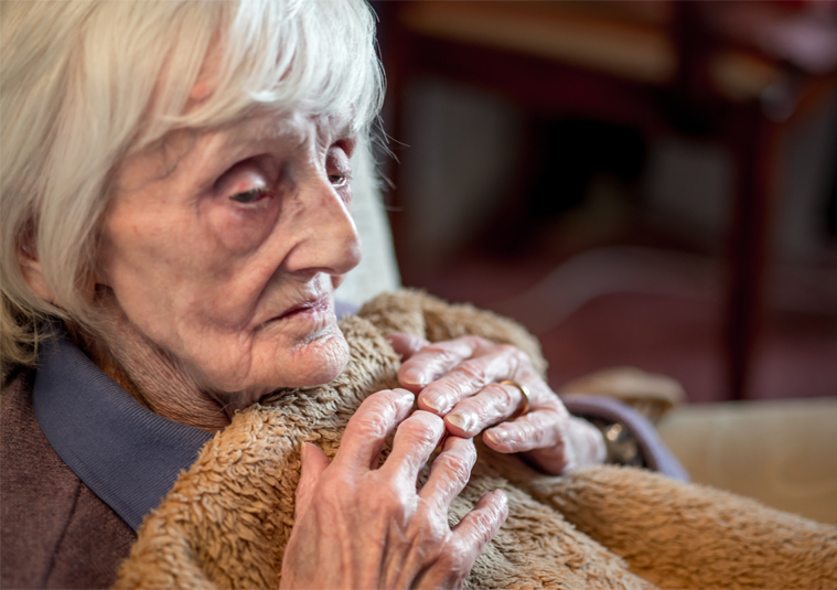 Image of a Elderly lady.