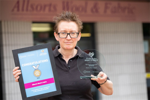 Image of the high street hero winners for 2022.