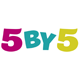 A picture of the 5 by 5 logo.
