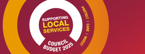 A graphic to support the local services part of the budget