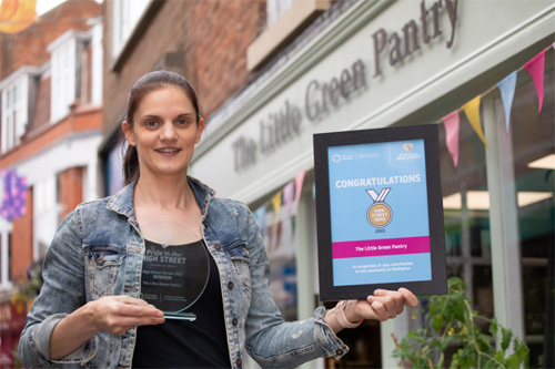 Image of the high street hero winners for 2022.
