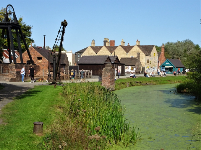 The Silkin Way Runs Close To This Short Section Of The Shropshire Canal Inside The Victorian Town At Blists Hill