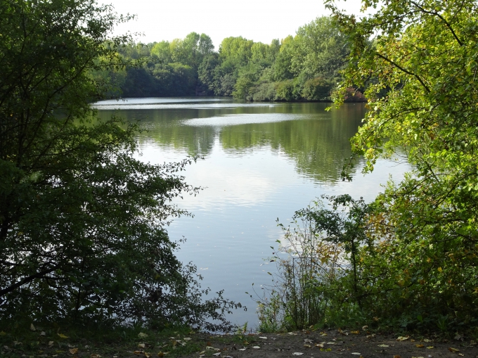Middle Pool In Trench Is Another Legacy Of This Area’S Rich Industrial Heritage