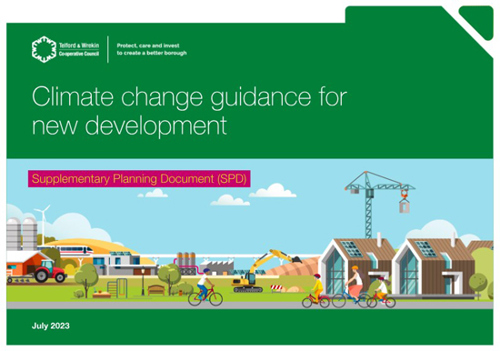 Climate change guidance for new development document 2023 cover