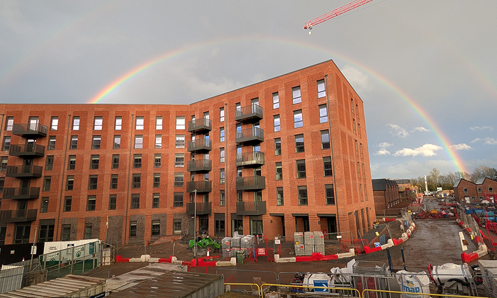 A picture of the apartments at Denmark House in Telford. (1)