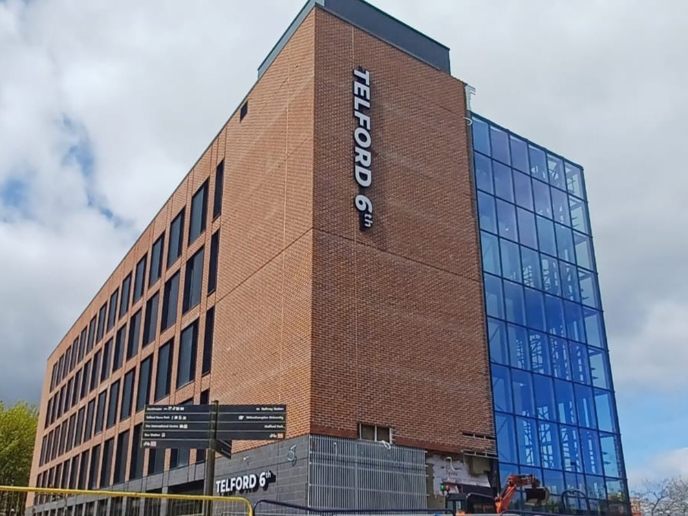 A picture of the new Sixth Form College in Telford