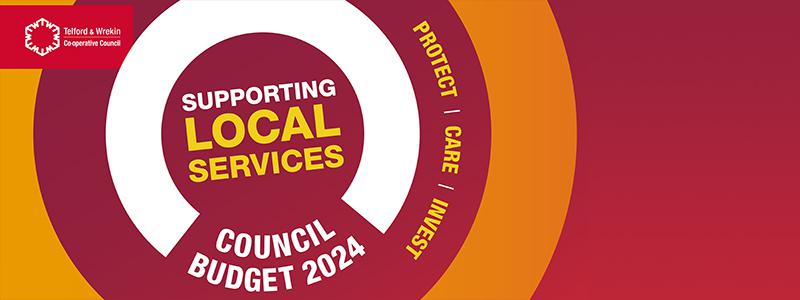 A graphic to support the local services part of the budget