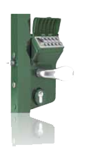 Image of an Mechanical digital lock.