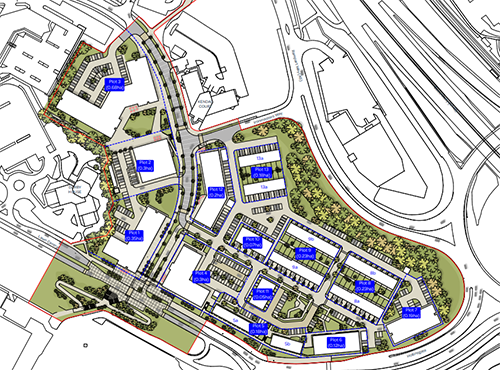 Sq masterplan plots