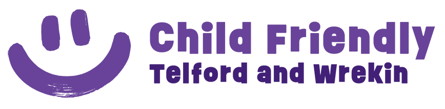 A picture of the Child Friendly Telford and Wrekin logo.