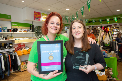Image of the high street hero winners for 2022.