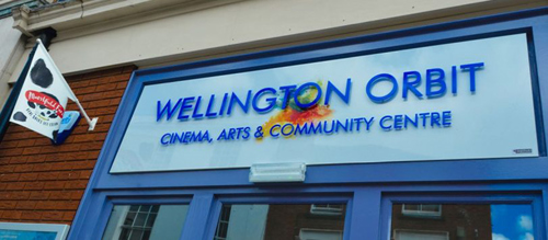 A picture of the outside entrance of Wellington Orbit.