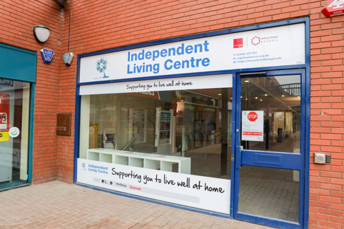 Image of the entrance to the Independent Living Centre (ILC)