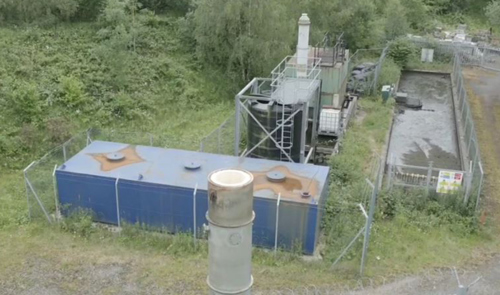 A photo of a Leachate pre-treatment plant