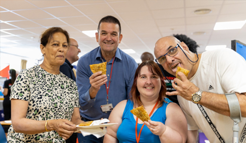 Samosas and boxing the order of the day for community roadshow event