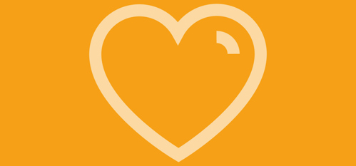 Yellow heart