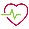 Illustration of a healthy heart