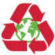 World And Recycling Icon