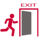 Evacuate