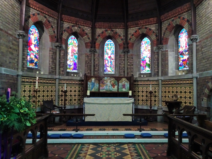 Inside Jackfield Church