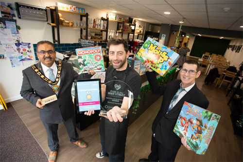Boardroom gaming cafe