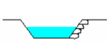 Bank Protection Works illustration icon
