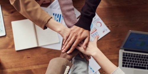 Photo of Team hand stack