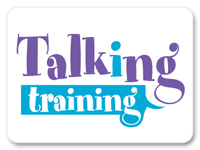 Talking training logo