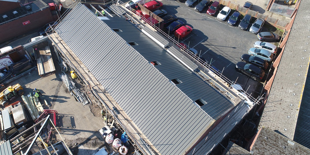 A picture of the works to Wellington Market. (1)