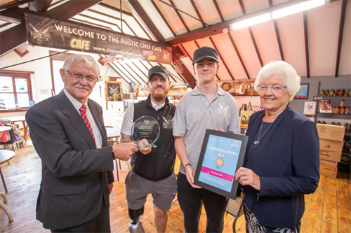 Image of the high street hero winners for 2022.