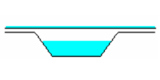 Pipe Crossing (above bank) illustration icon