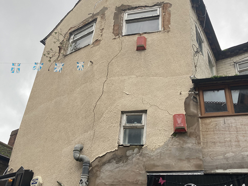 A picture of a building on Crown and Duke Street.