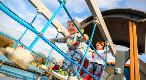 Image of children on a playground