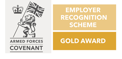 Illustration of the armed forces gold award