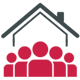 House And People Icon