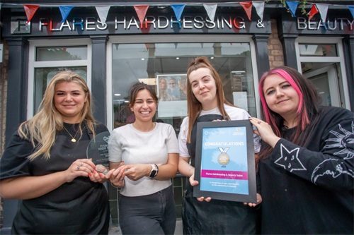 Image of the high street hero winners for 2022.