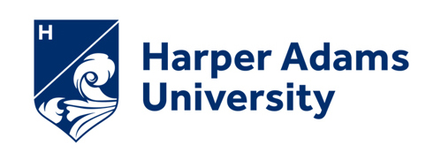 The Harper Adams University logo, isolated on a white background