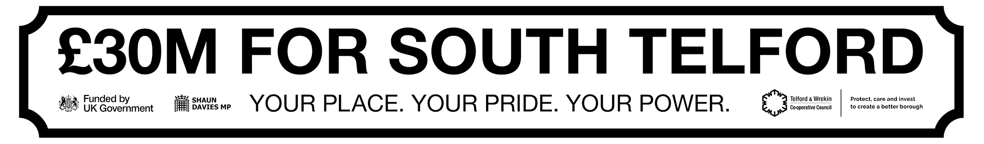 An illustration of the Pride in Place logo.