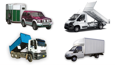 Illustration of vehicles not allowed to use the HRCs