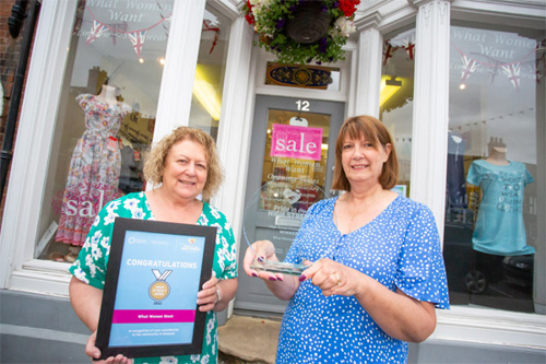 Image of the high street hero winners for 2022.