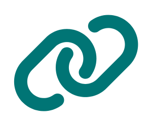 An icon showing a chain link