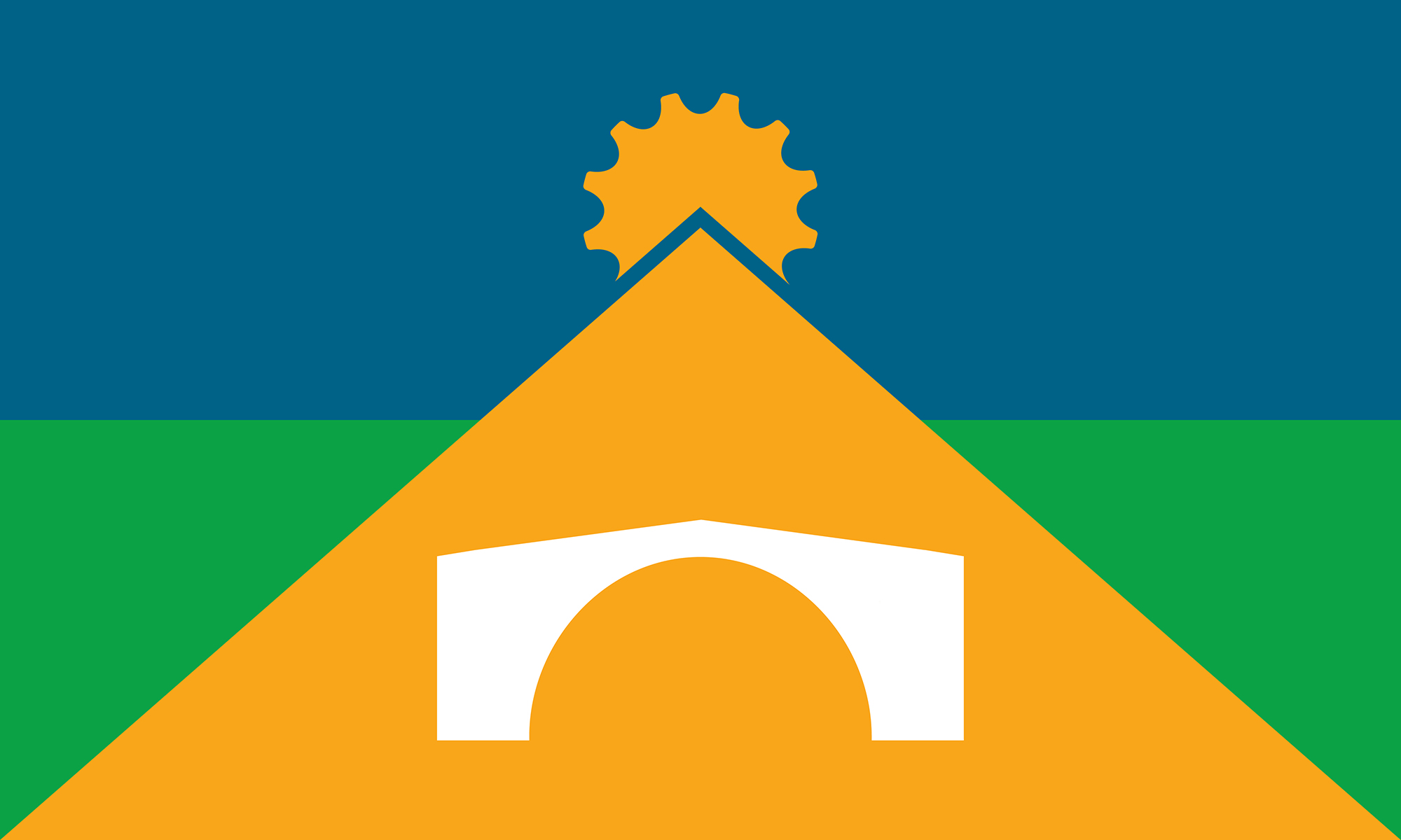 A picture of the Telford flag designed by Ameila from Telford for the Telford Day. (2)