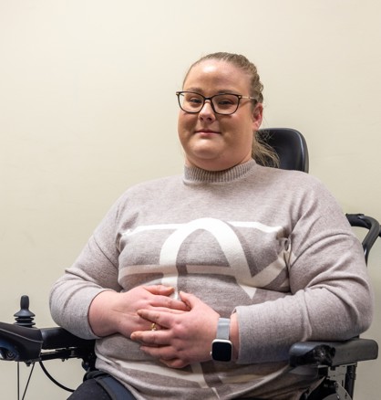 A photo of Co-chairperson Sarah Roberts