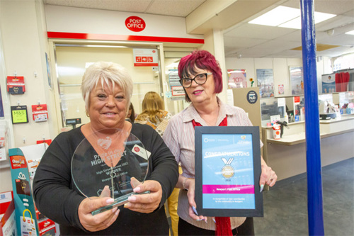 Image of the high street hero winners for 2022.