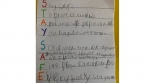 Poem created by a Year 1 pupil