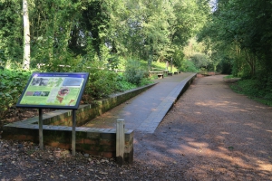 All that remains of the Stirchley & Dawley station and platform.