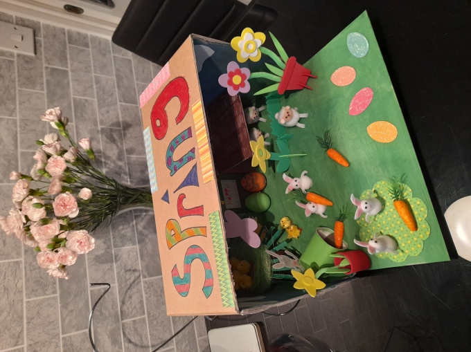 Year 2 – creation of a Spring scene in a box